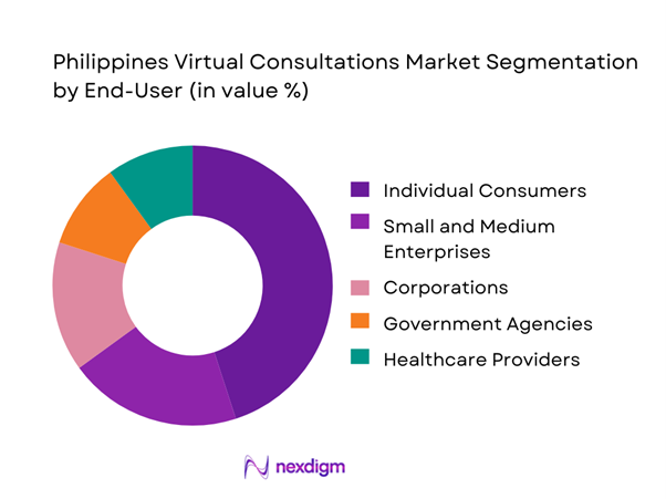 Philippines Virtual Consultations Market Segmentation by End-User