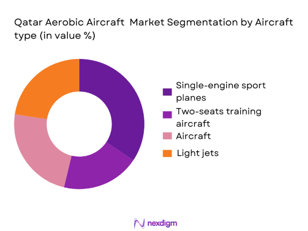 Qatar aerobatic aircraft Market segmentation by aircraft type