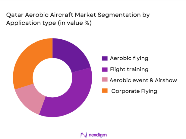 Qatar aerobatic aircraft Market segmentation by application type