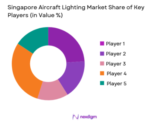 Singapore Aircraft Lighting Market share of key players