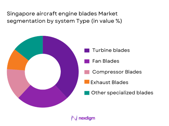 Singapore aircraft engine blades market segmentation by system type