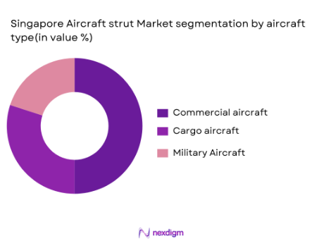 Singapore aircraft strut market segmentation by aircraft type