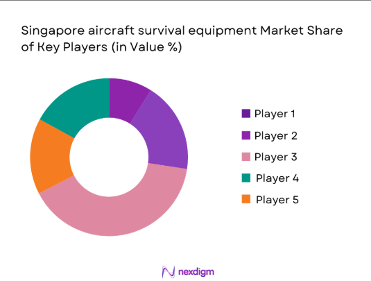 Singapore aircraft survival equipment market shares of major players