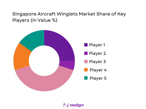 Singapore aircraft winglets Market Share of Key Players