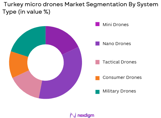 Turkey micro drones Market Segmentation by System type