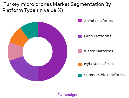 Turkey micro drones Market segmentation by platform type