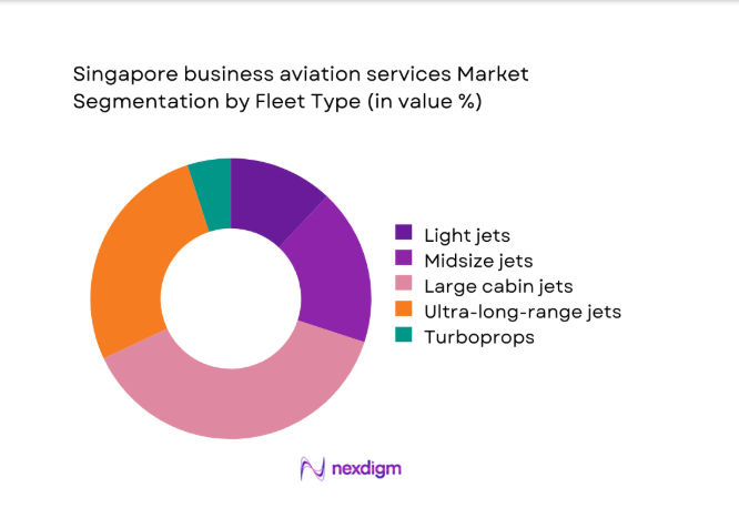 Singapore business aviation services Market segment by fleet