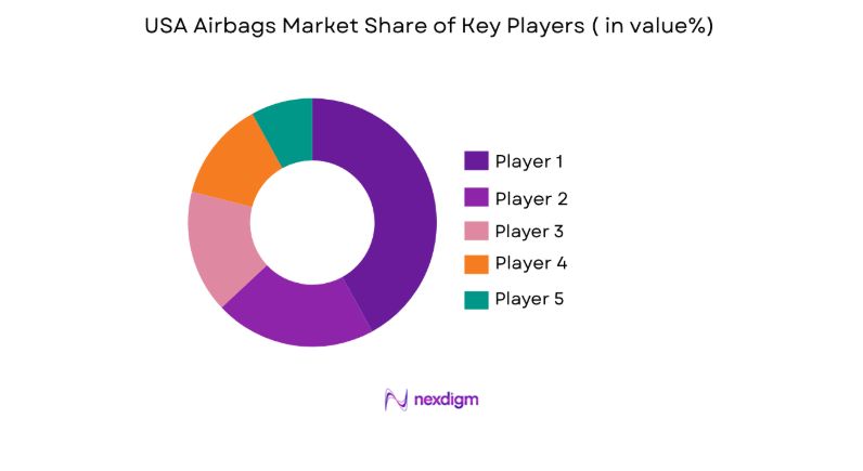 USA Airbags Market share