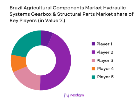 Brazil Agricultural Components Market Hydraulic Systems Gearbox & Structural Parts Market share of key players
