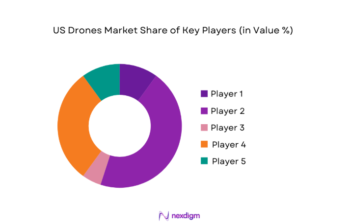 US drones Market share