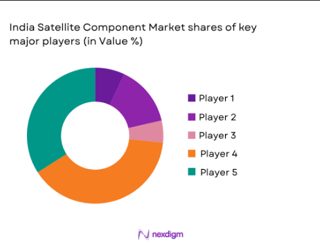 India Satellite Component market shares of major players