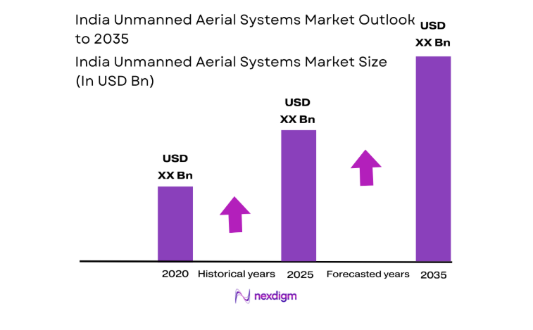 India Unmanned Aerial Systems Market size