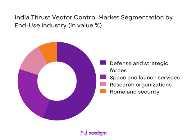 India thrust vector control Market Segmentation by End-Use Industry