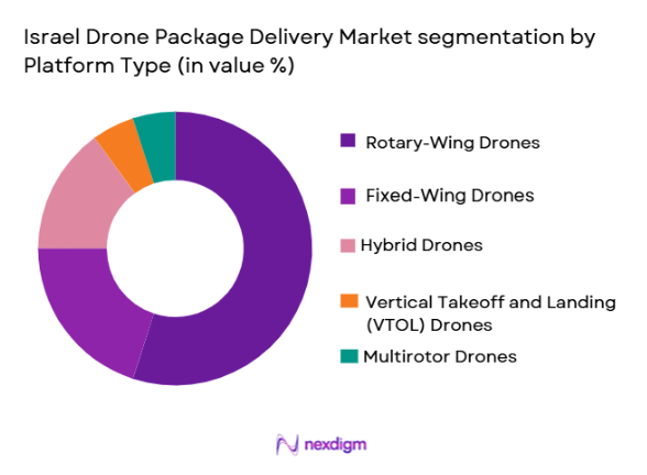 Israel drone package delivery Market segmentation by platform type