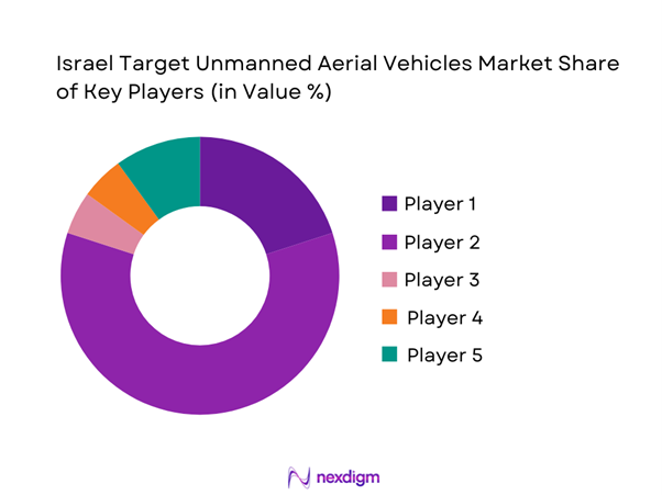 Israel target unmanned aerial vehicles Market Share of Key Players