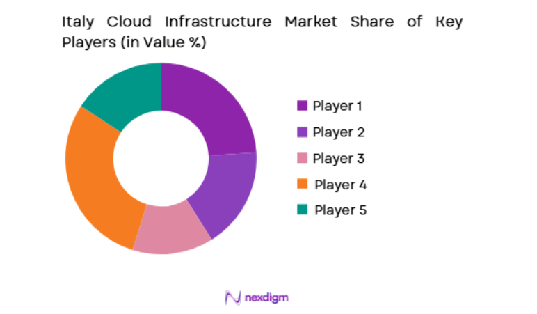 Italy Cloud Infrastructure Market key players
