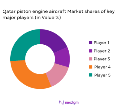 Qatar piston engine aircraft market shares of major players