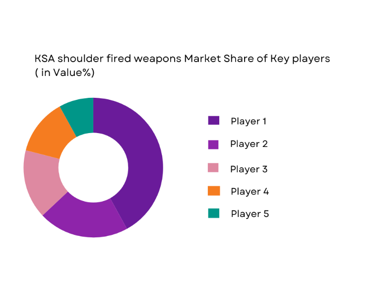 KSA Shoulder Fired Weapons Market share