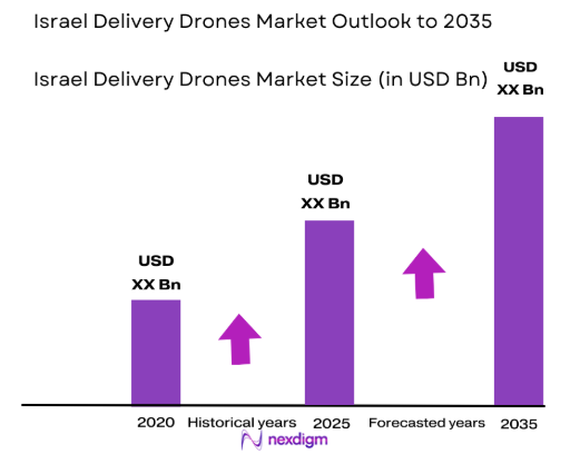 Israel delivery drones Market size