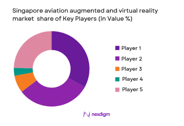 Singapore aviation augmented and virtual reality Market share of key players