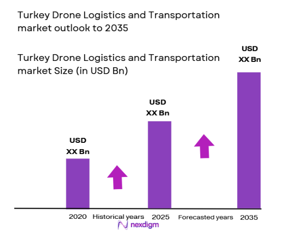 Turkey drone logistics and transportation Market size