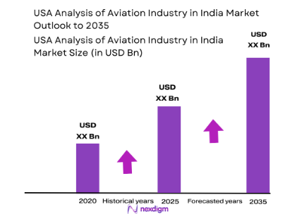 USA Analysis of Aviation Industry in India market size