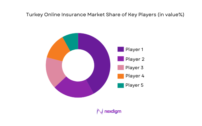 Turkey online insurance Market share