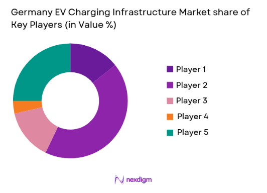 Germany EV Charging Infrastructure Market share of key players