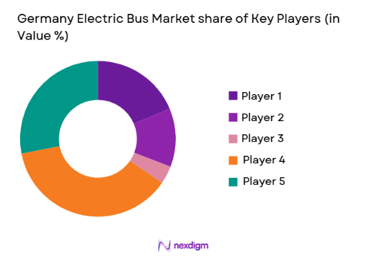 Germany Electric Bus Market share of key players