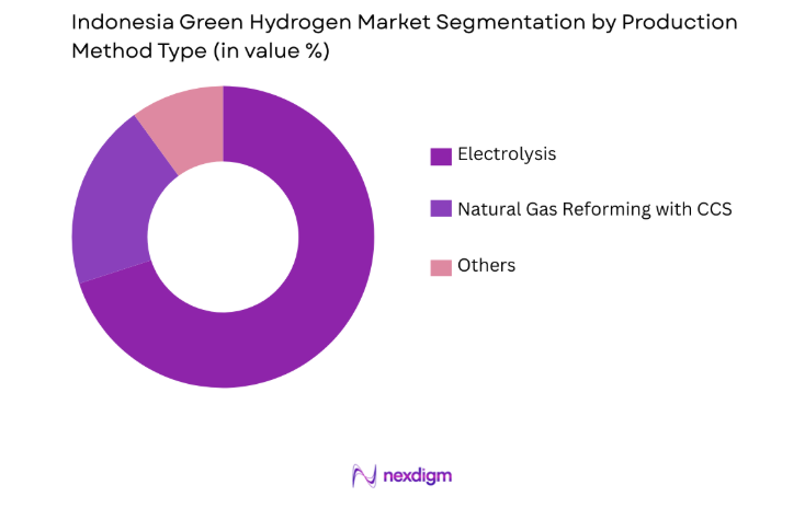 Indonesia Green Hydrogen Market by production mehtod
