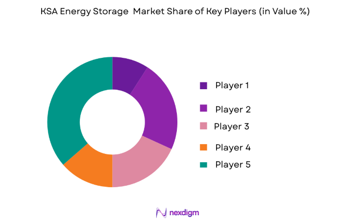 KSA Energy Storage Market key players