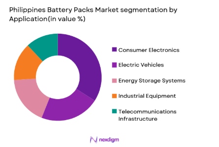 Philippines Battery Packs Market segmentation by application