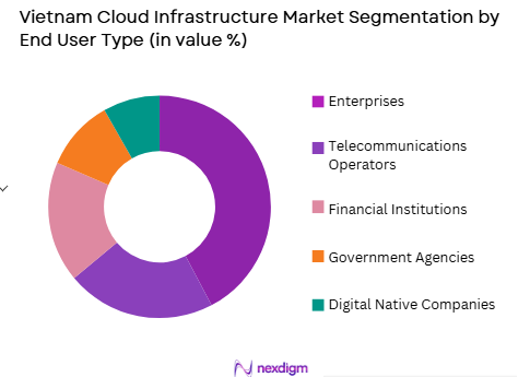 Vietnam Cloud Infrastructure Market by end user