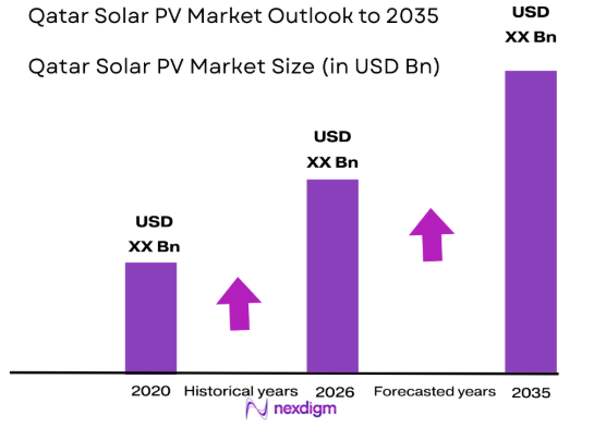 Qatar solar PV market size