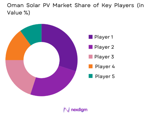 Oman Solar PV market share of key players
