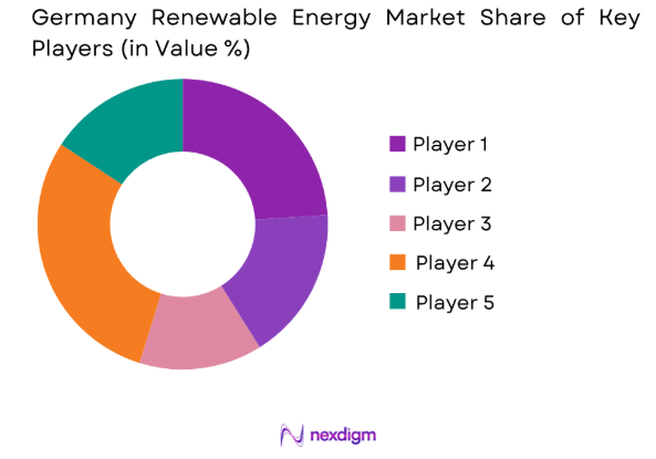 Germany Renewable Energy market share of key players