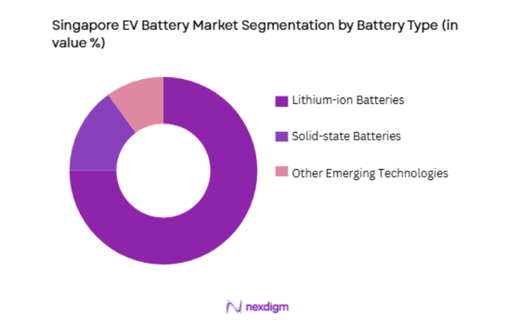Singapore EV Battery Market by battery type