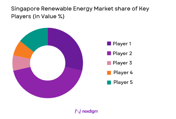 Singapore Renewable Energy Market share of key players