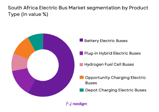South Africa Electric Bus Market segmentation by product type