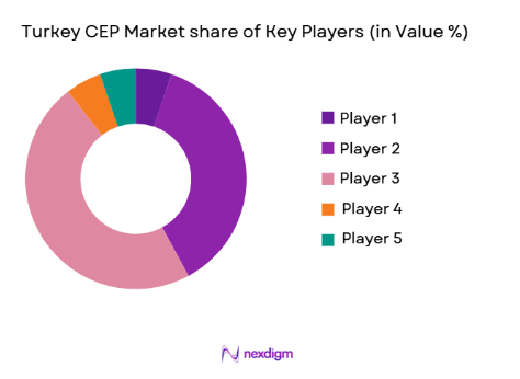 Turkey CEP Market share of key players