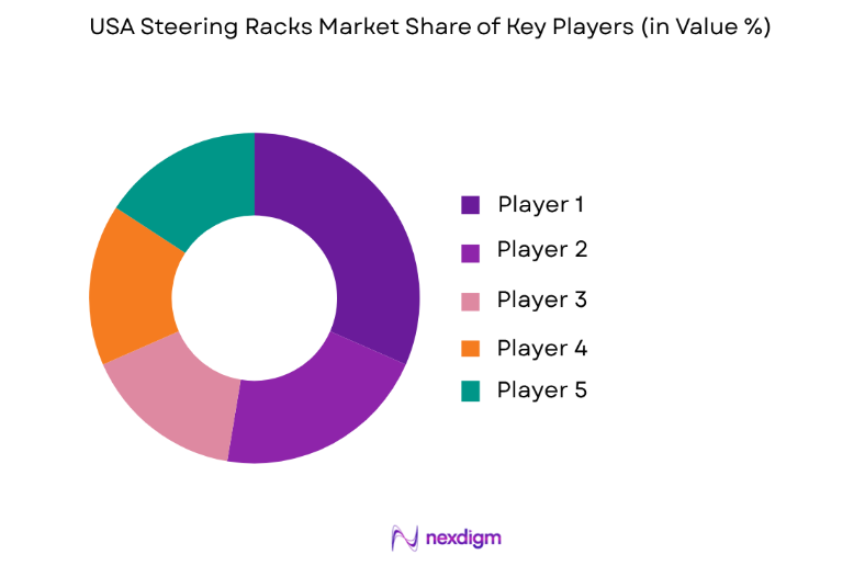 USA Steering Racks Market key players