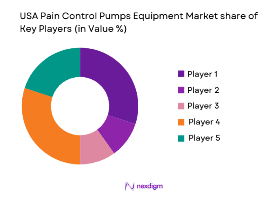 USA Pain Control Pumps Equipment Market share of key players