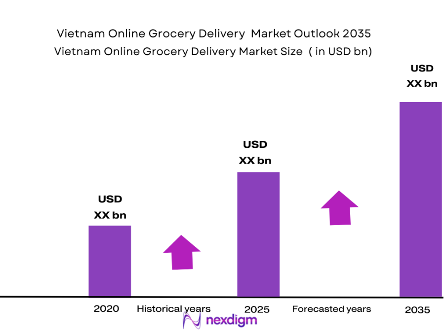 Vietnam online grocery delivery market size