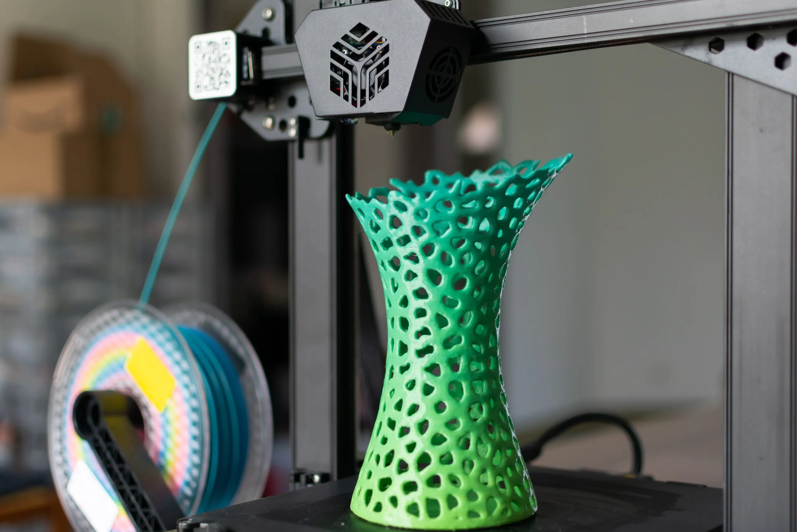 Saudi Arabia 3D Printing Market Outlook to 2030 3d-printing-vase-with-multicolored-pla-filament-1-scaled
