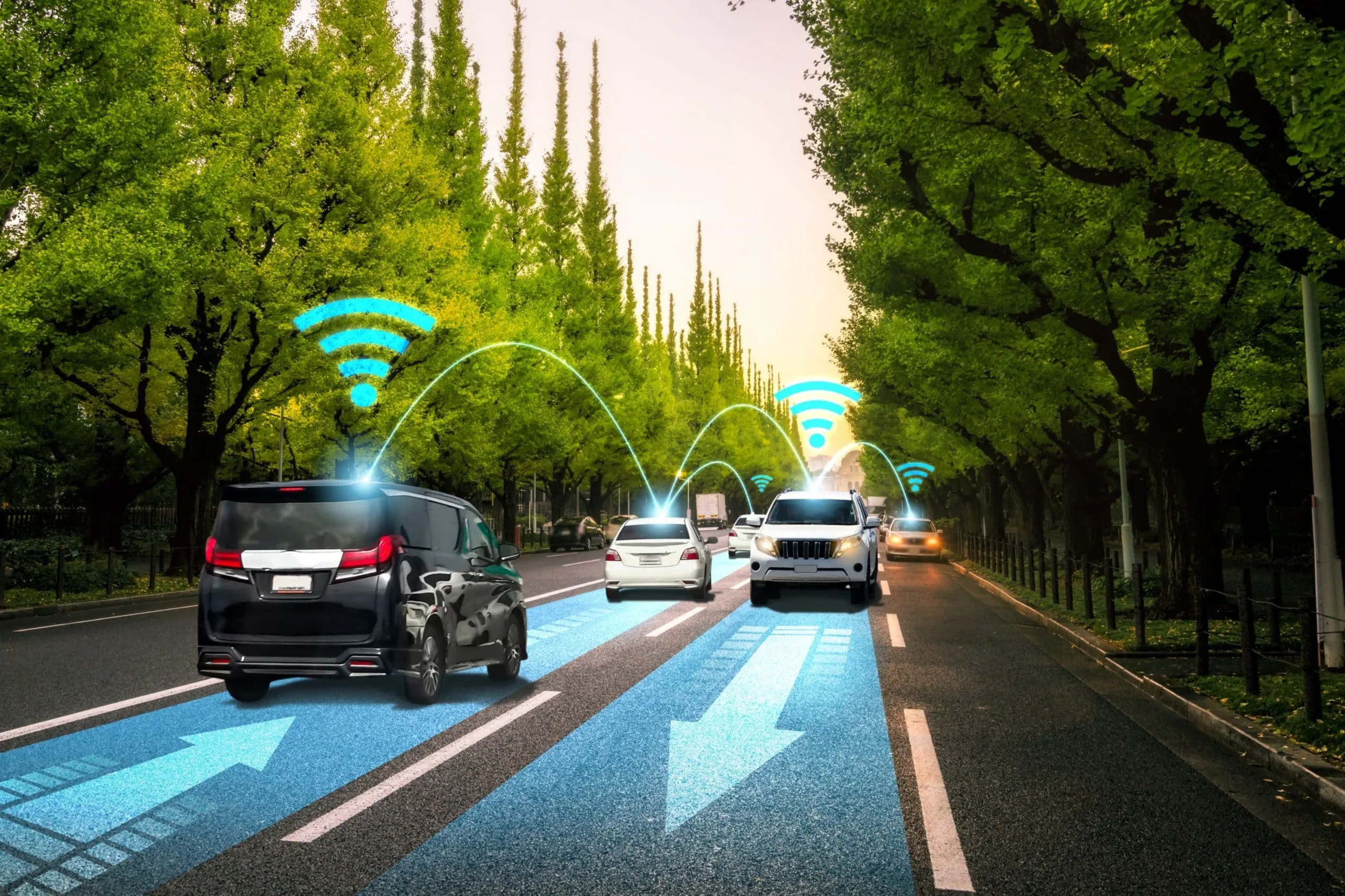 India Autonomous Vehicle Market Outlook to 2030 autonomous-car-sensor-system-concept-safety-driverless-mode-car-control-1-scaled