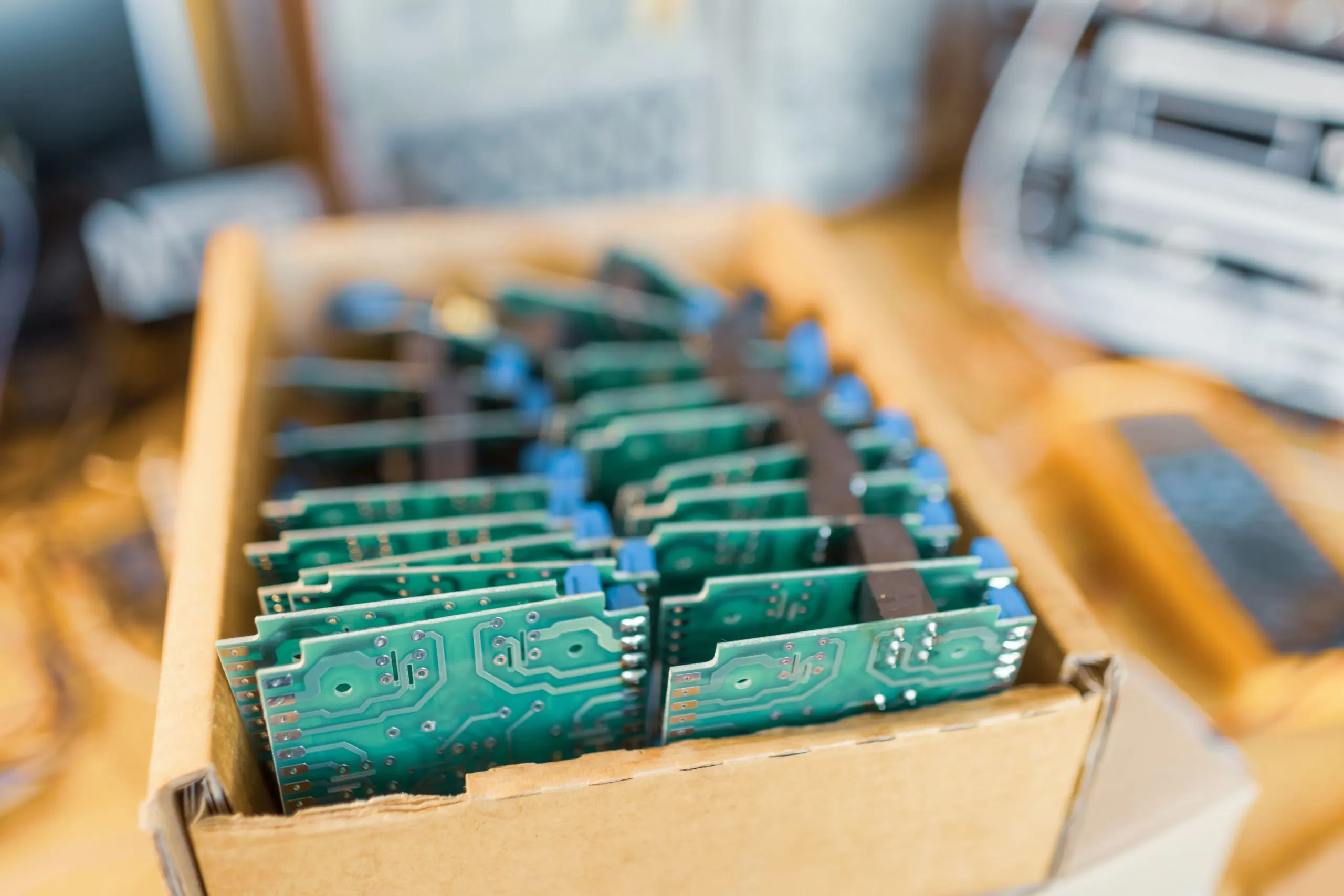 India PCB (Printed Circuit Board) Market Outlook to 2030 close-up-electric-green-embedded-microcircuits-production-1-scaled