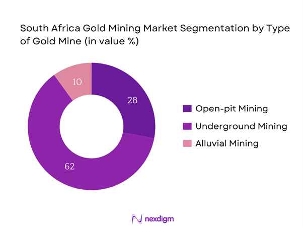 South Africa Gold Mining Market Segmentation by Type of Gold Mine