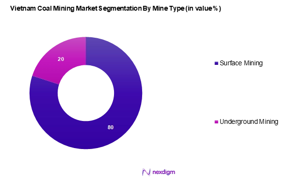 Vietnam Coal Mining Market Segmentation by Mine type