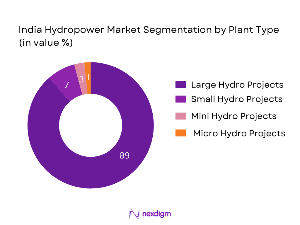 India Hydropower Market Segmentation by Plant Type