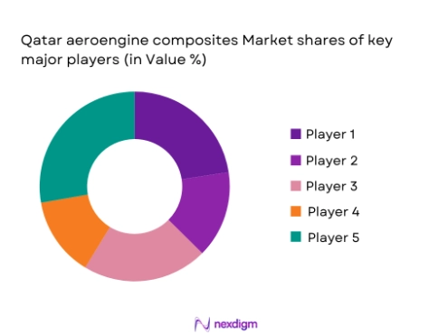 Qatar Aeroengine composite market shares of major players